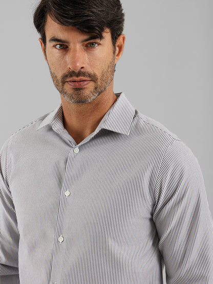 Thin Striped Long Sleeves Shirt