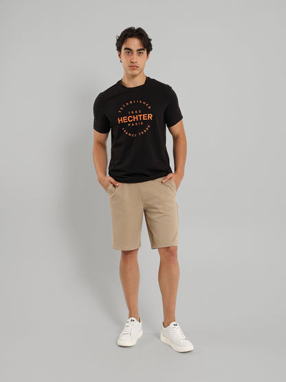 Built-In Mesh Lined Casual Shorts