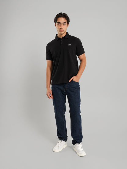 Button Through Placket Polo Shirt