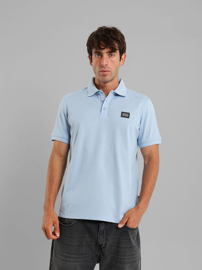 Button Through Placket Polo Shirt