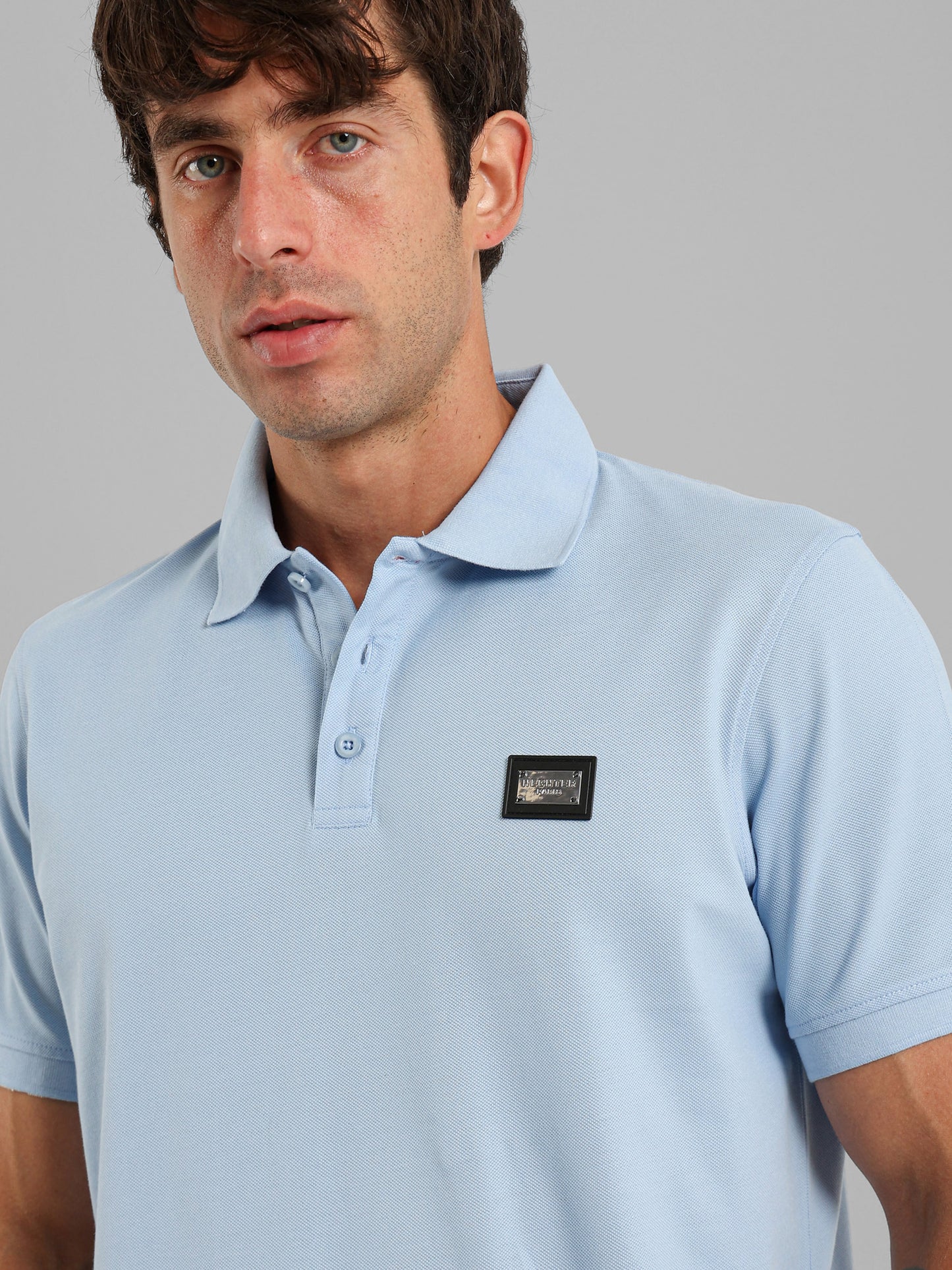 Button Through Placket Polo Shirt