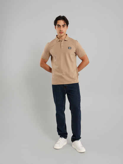 Button Through Placket Polo Shirt