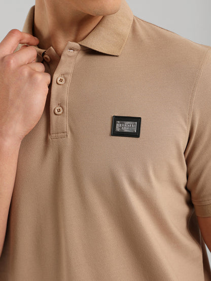 Button Through Placket Polo Shirt