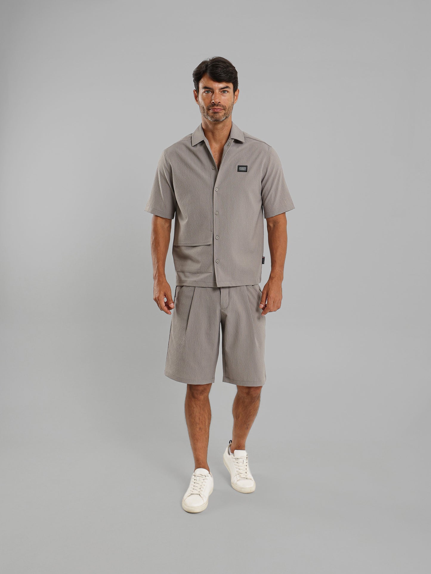Front Buttons Short Sleeves Shirt