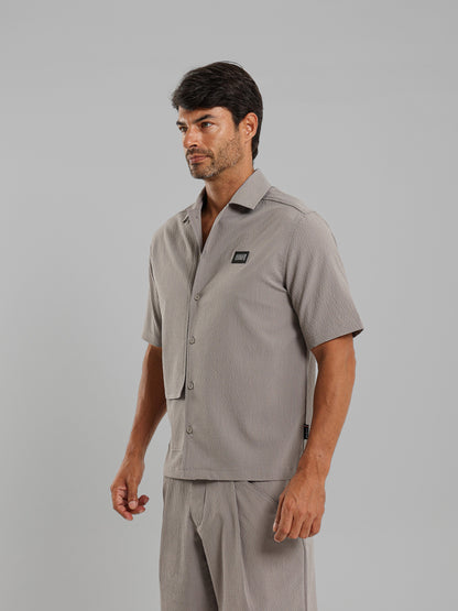 Front Buttons Short Sleeves Shirt