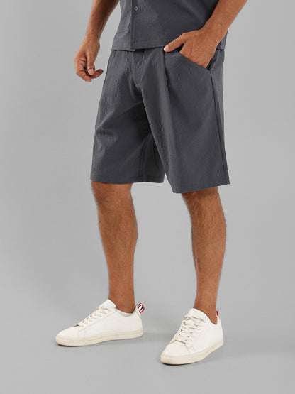 Front Pleated Shorts