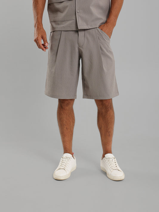 Front Pleated Shorts