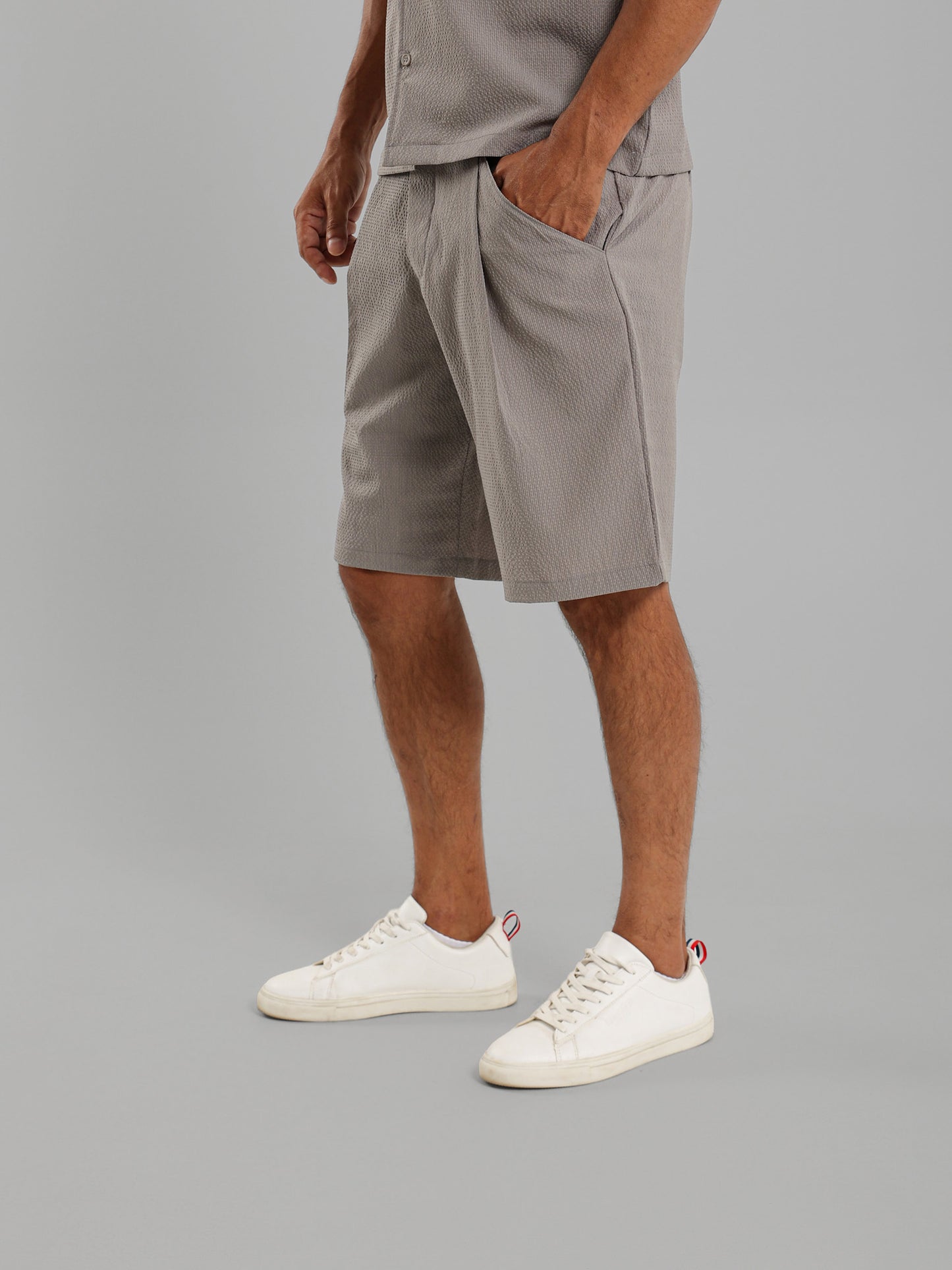 Front Pleated Shorts