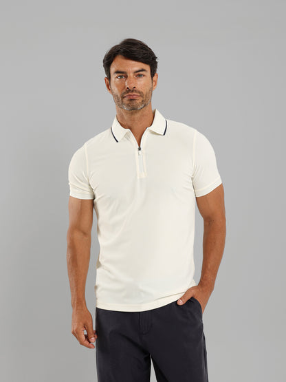 Zipper Polo Shirt