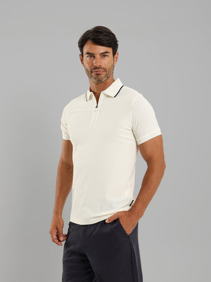 Zipper Polo Shirt