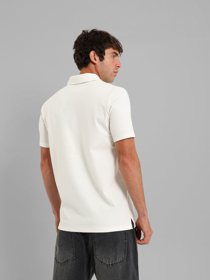 Half Zip Casual Polo Shirt
