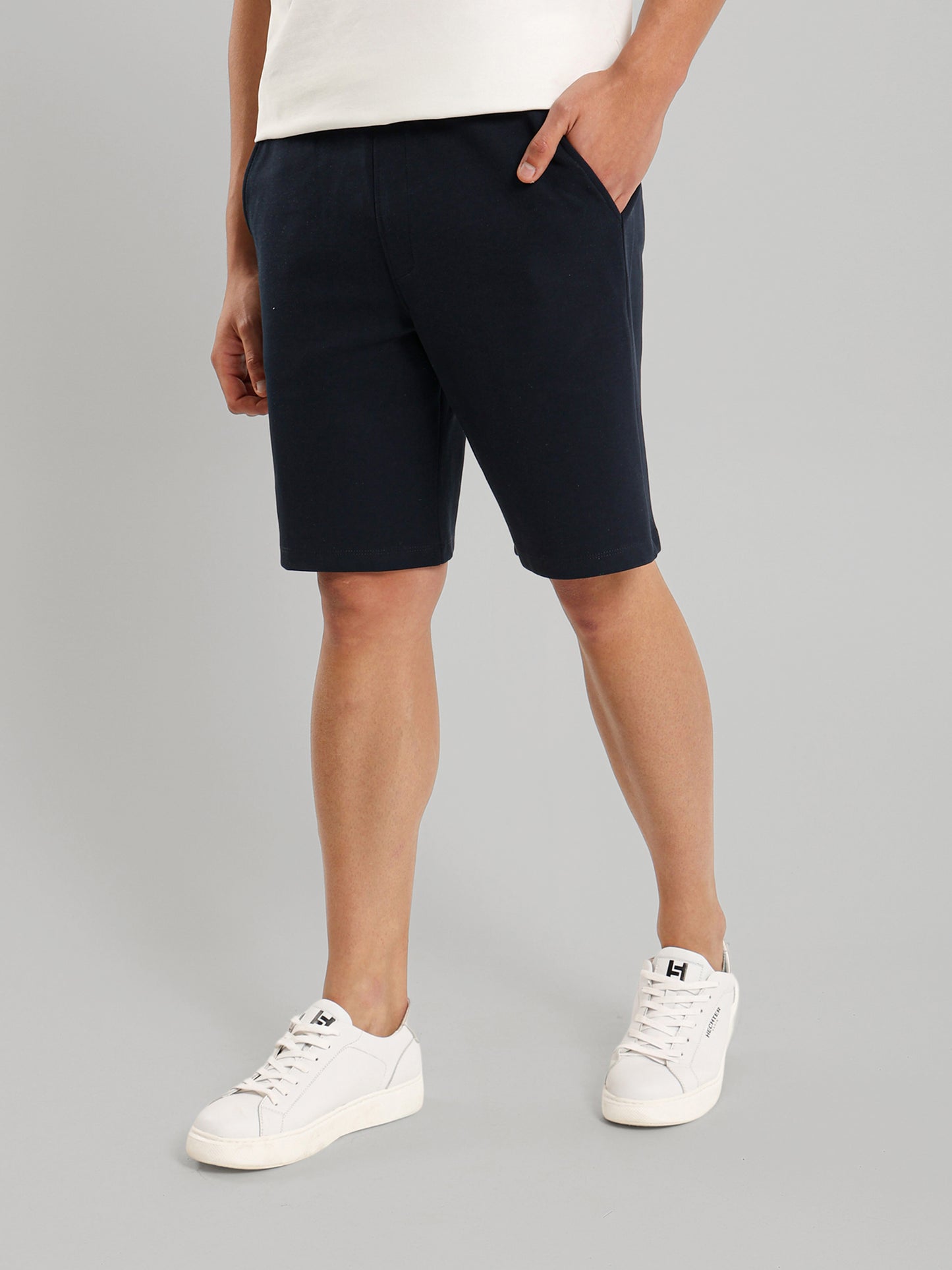 Built-In Mesh Lined Casual Shorts