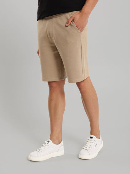Built-In Mesh Lined Casual Shorts
