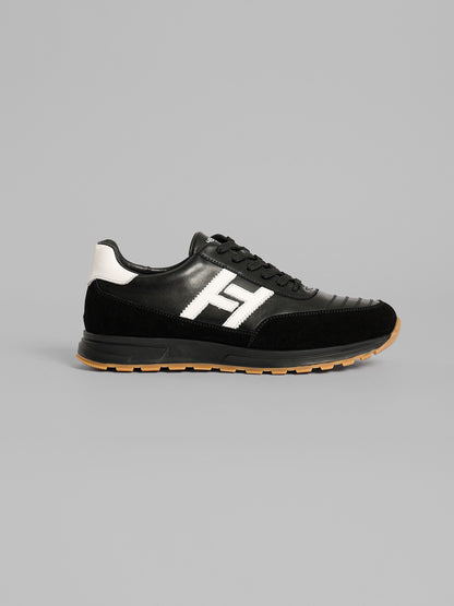 Cushioned Sole Bi-tone Casual Sneakers