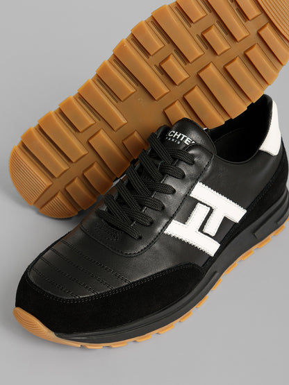 Cushioned Sole Bi-tone Casual Sneakers
