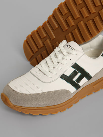 Cushioned Sole Bi-tone Casual Sneakers