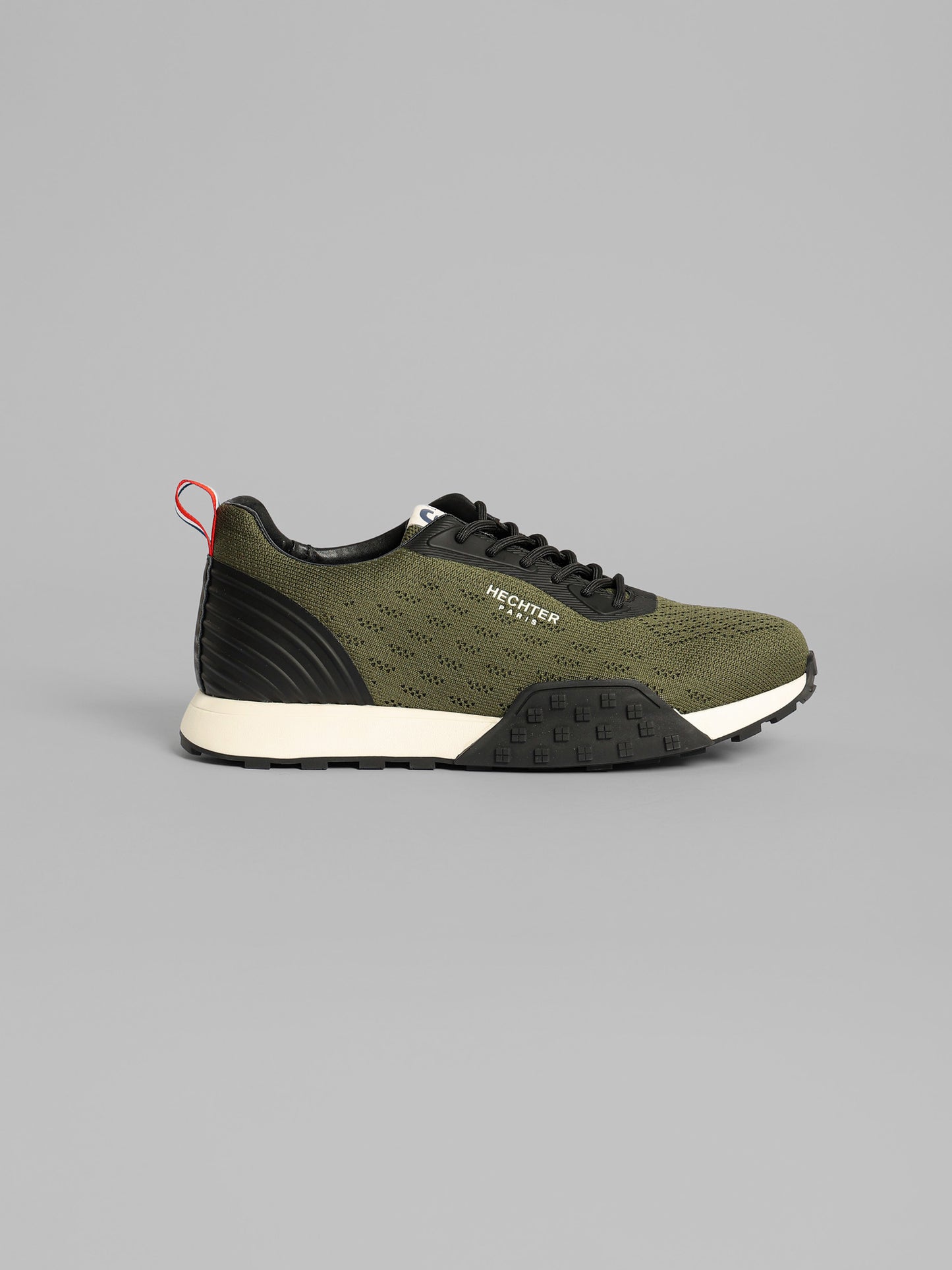 Knit Lace-Up Running Sneakers