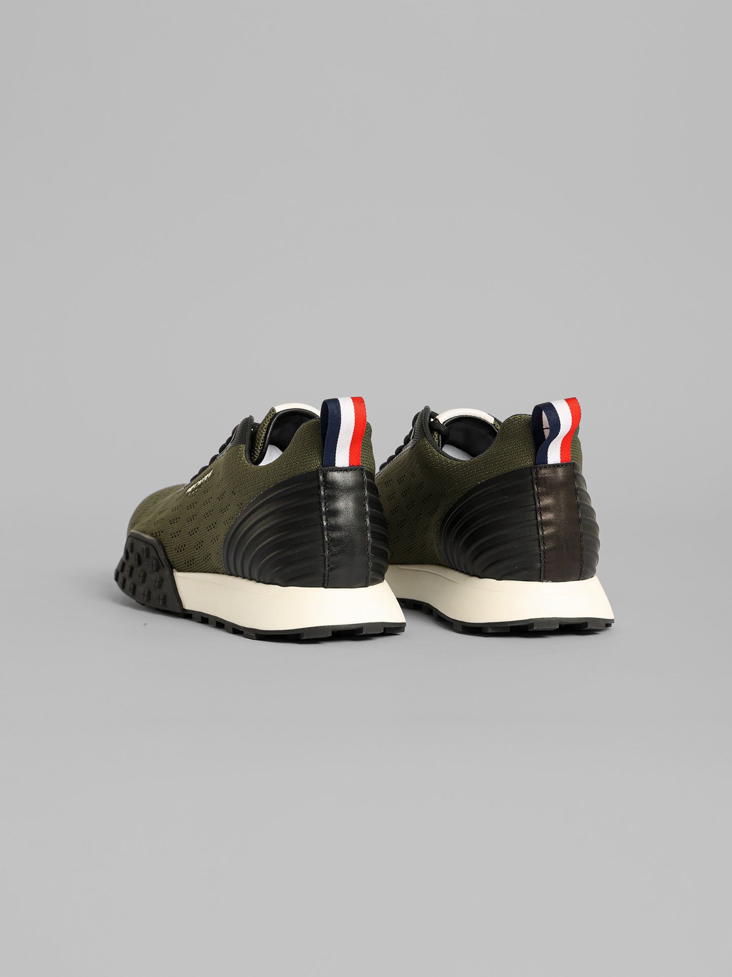 Knit Lace-Up Running Sneakers