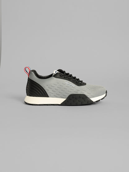 Knit Lace-Up Running Sneakers
