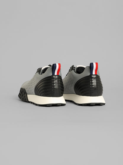 Knit Lace-Up Running Sneakers