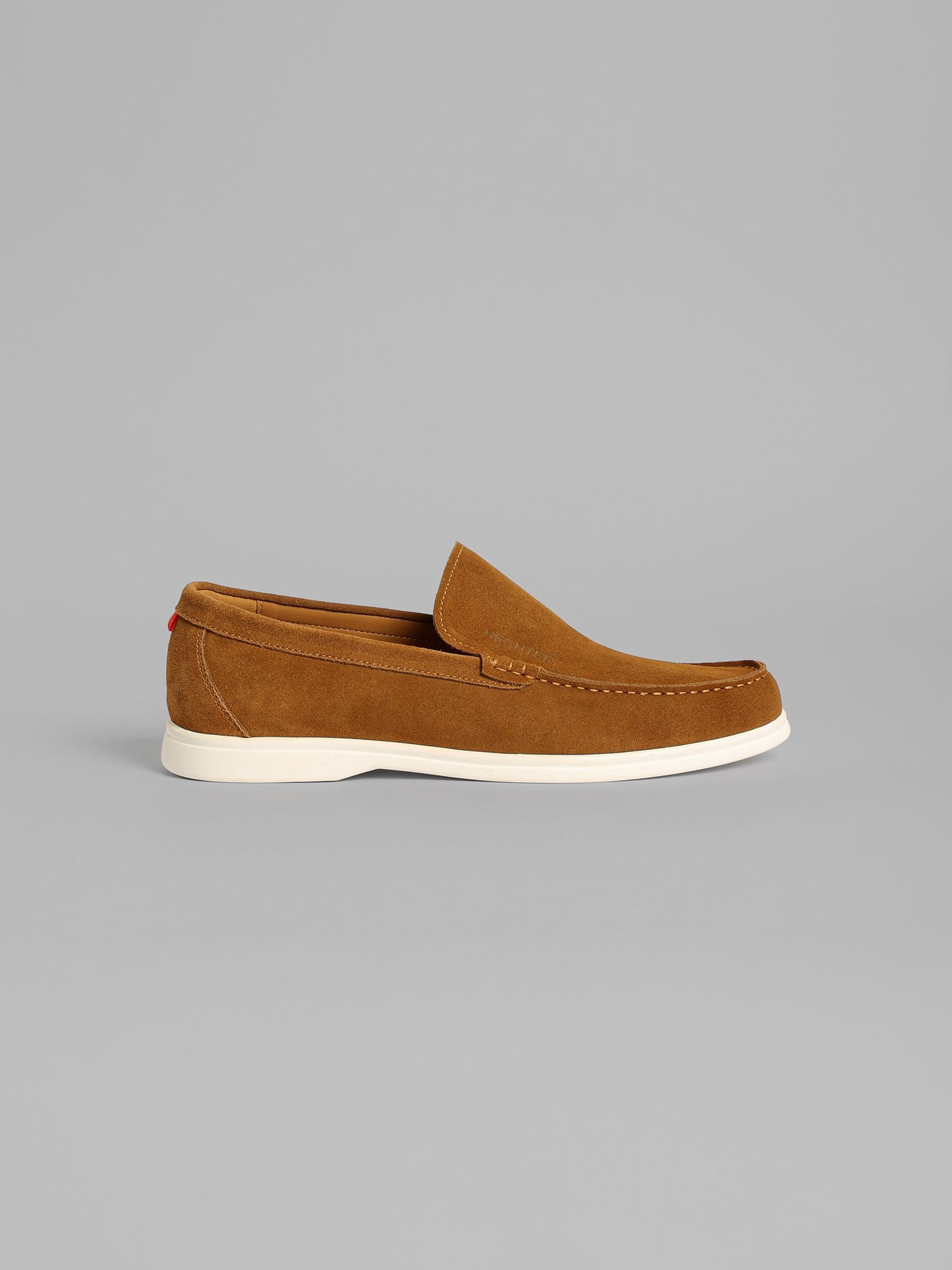 Tan Suede Slip-On Loafer