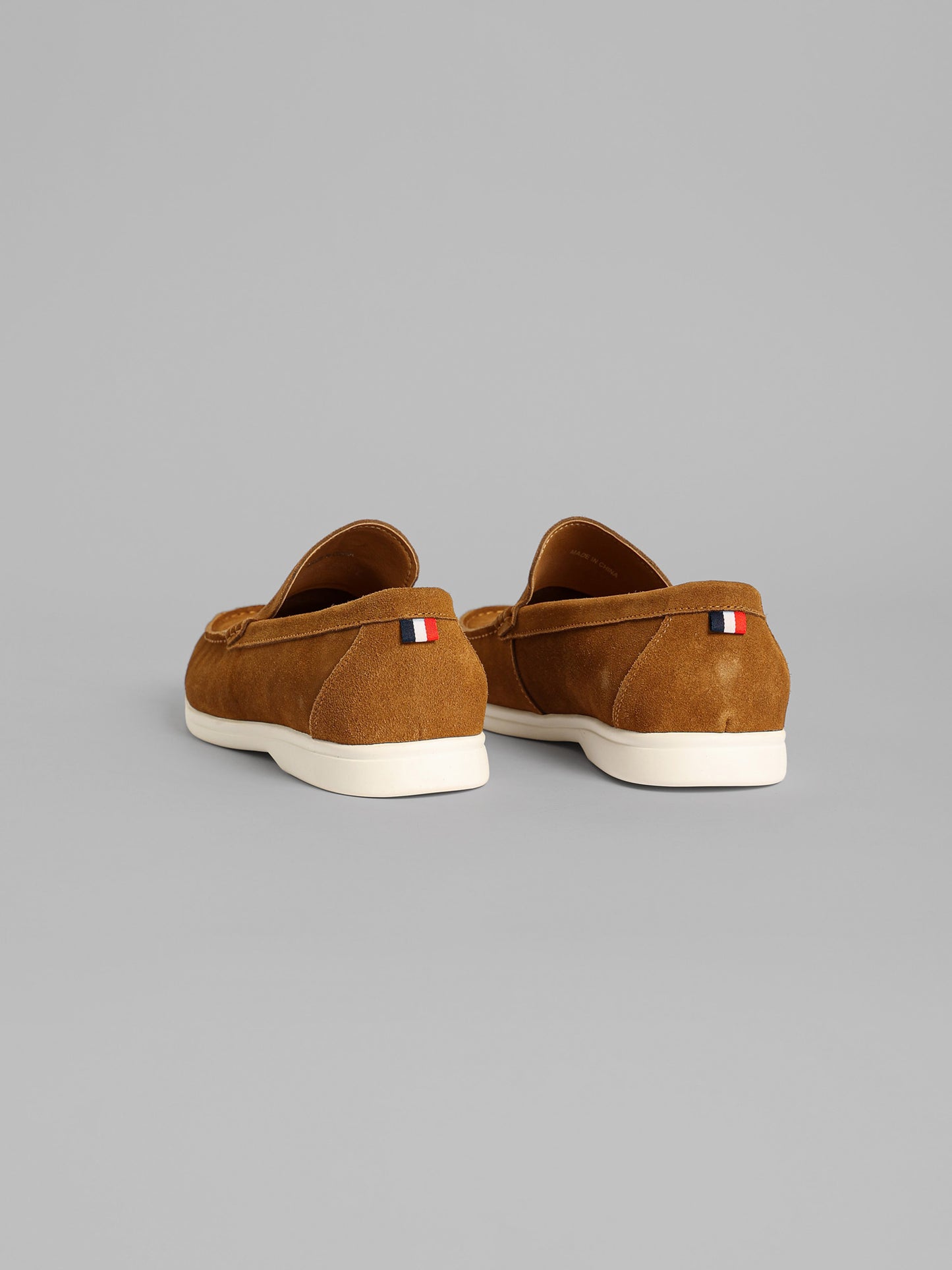 Tan Suede Slip-On Loafer