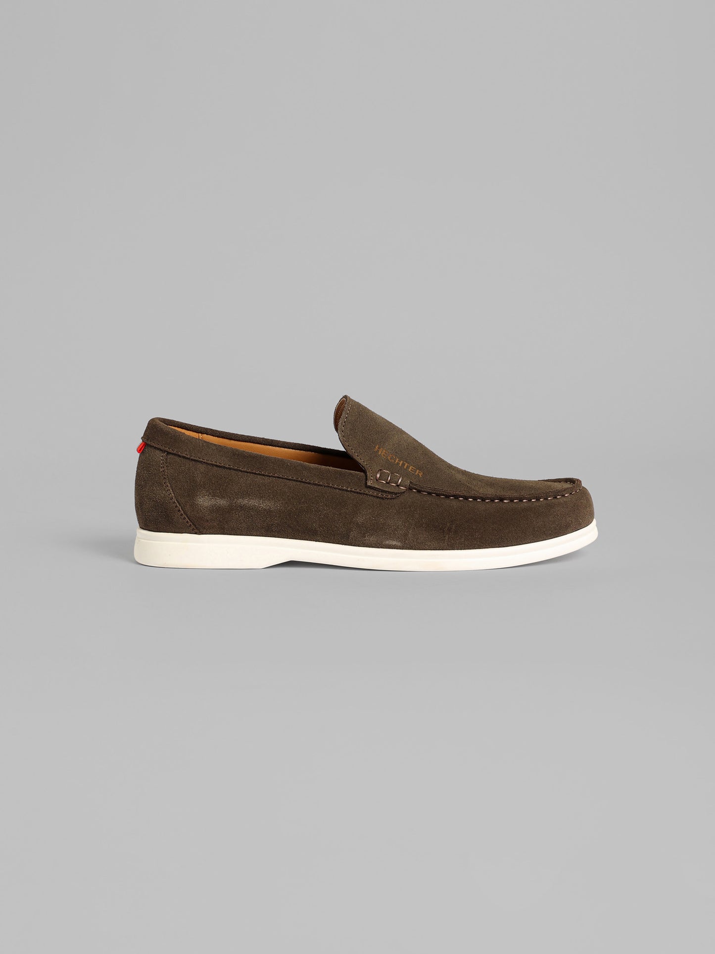 Tan Suede Slip-On Loafer