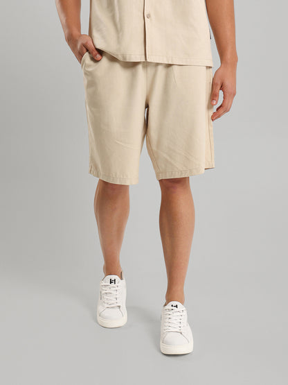 Elastic Waistband Shorts