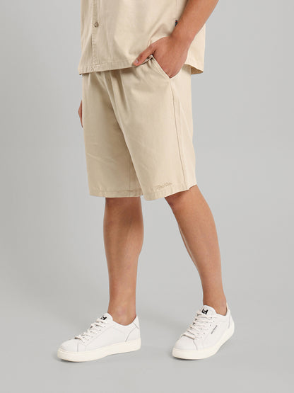 Elastic Waistband Shorts