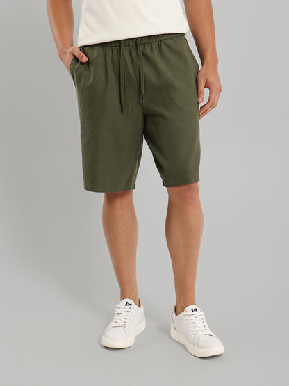 Elastic Waistband Shorts