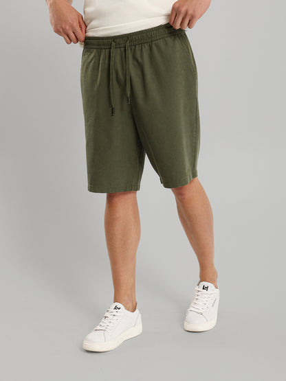 Elastic Waistband Shorts