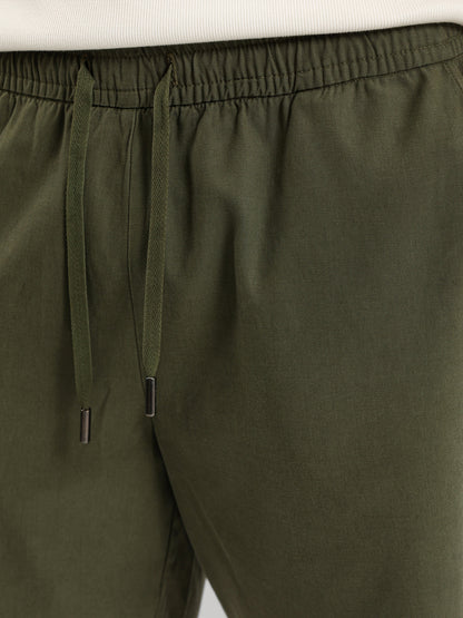 Elastic Waistband Shorts