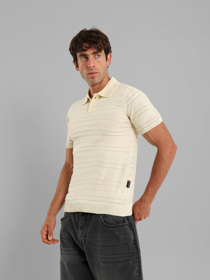 Fine Knit Polo Shirt