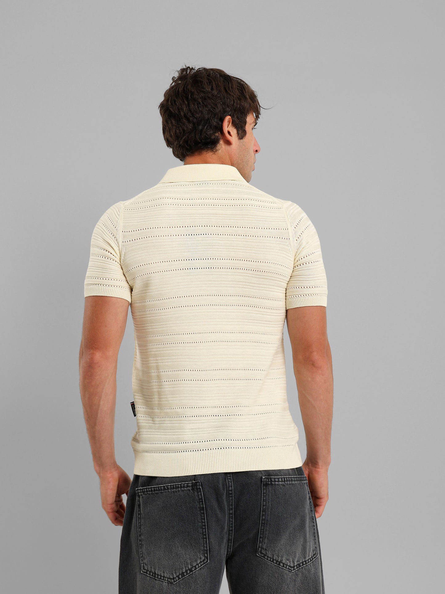 Fine Knit Polo Shirt