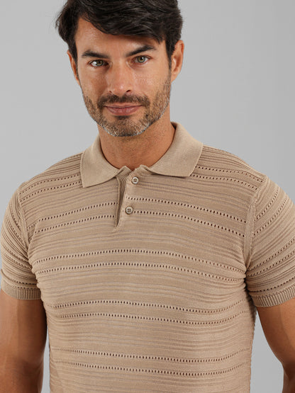 Fine Knit Polo Shirt