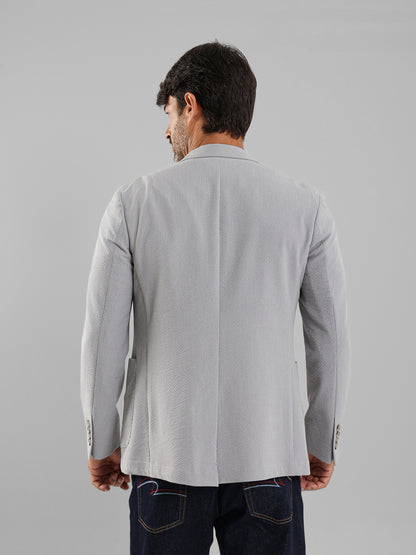Flap Pocket Half-Lined Blazer