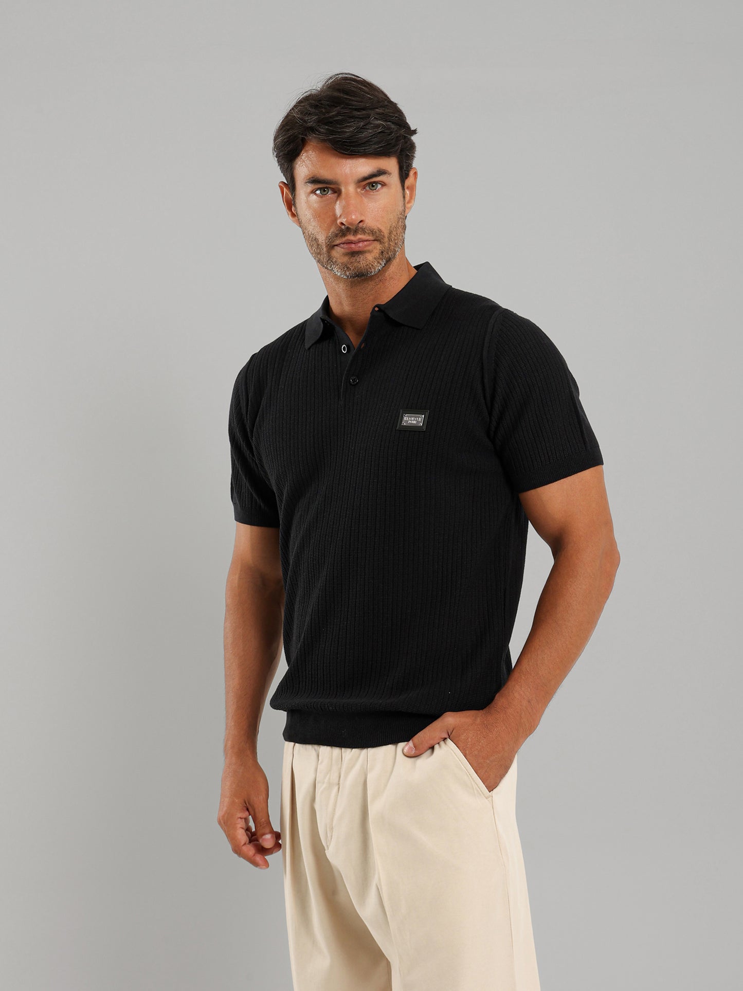 Classic Knit Polo Shirt