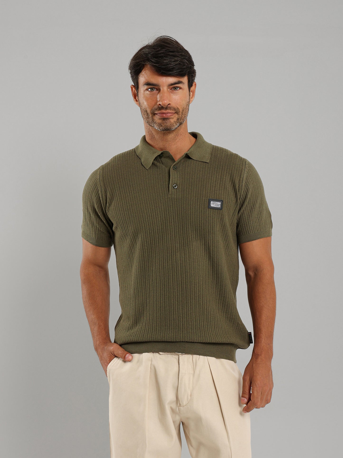 Classic Knit Polo Shirt
