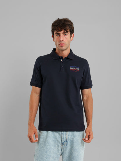 Button Placket Polo Shirt
