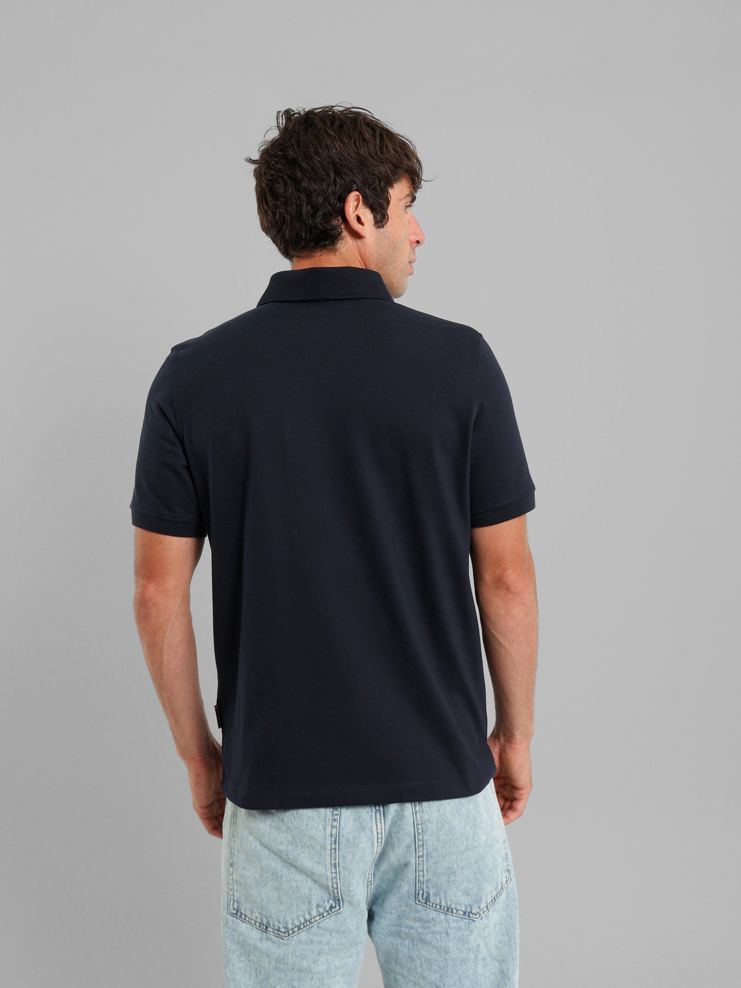 Button Placket Polo Shirt