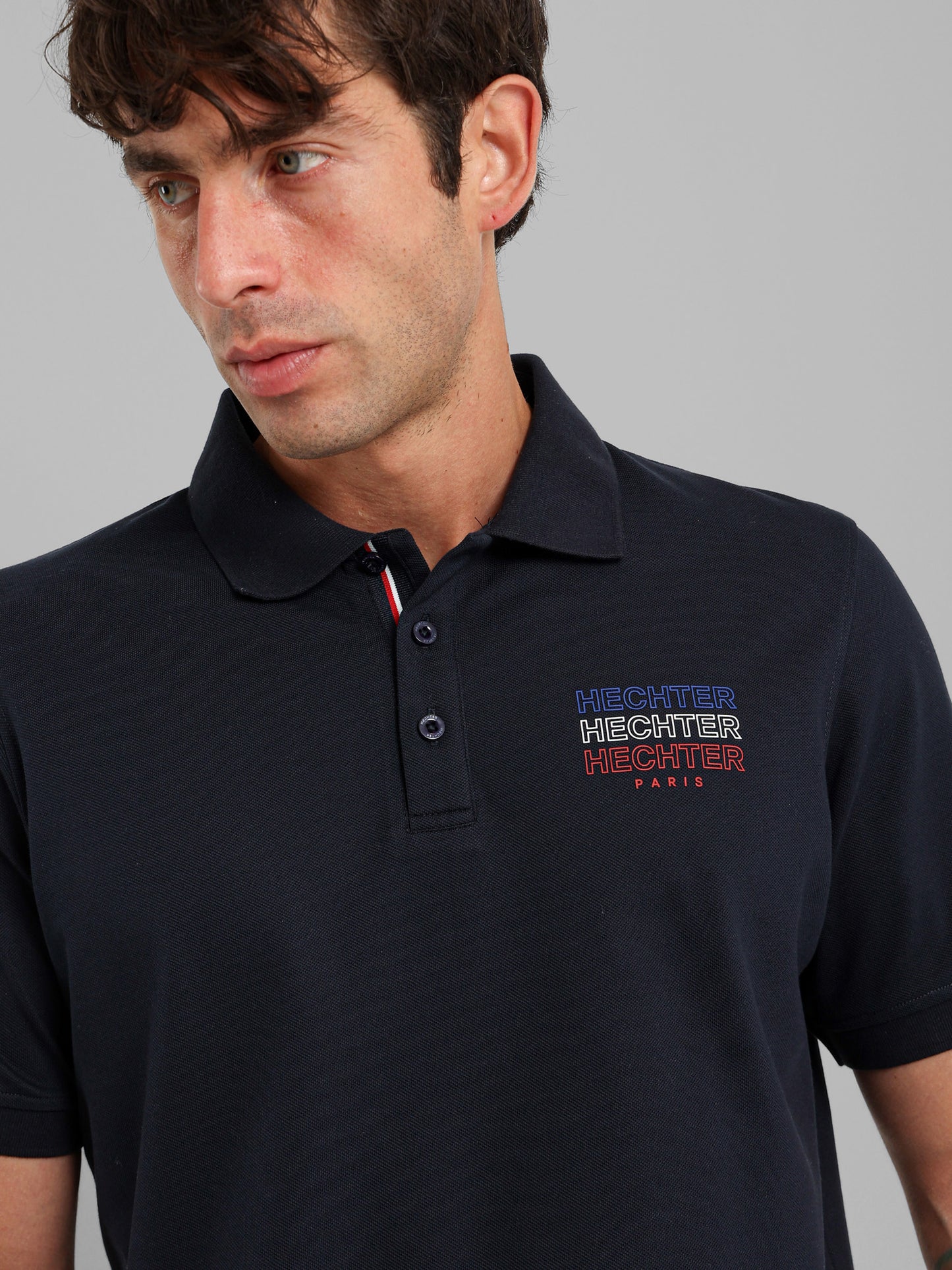 Button Placket Polo Shirt