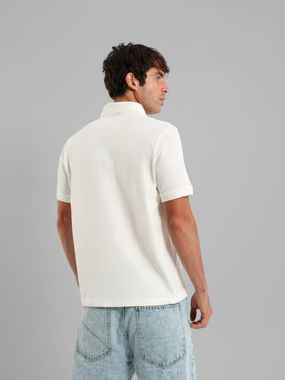 Button Placket Polo Shirt