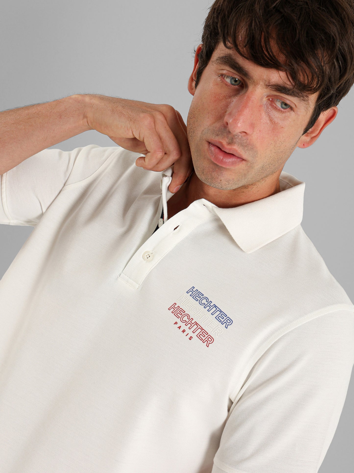 Button Placket Polo Shirt
