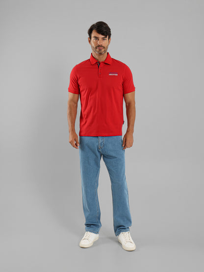Button Placket Polo Shirt
