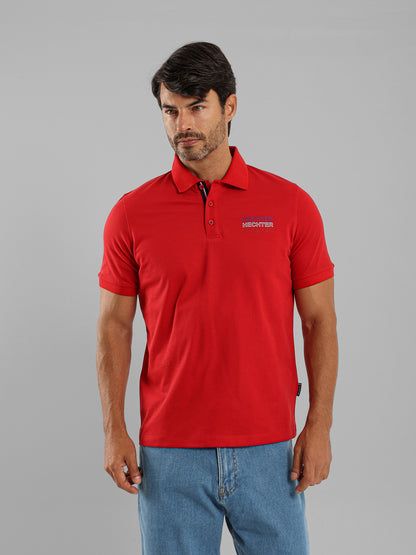 Button Placket Polo Shirt