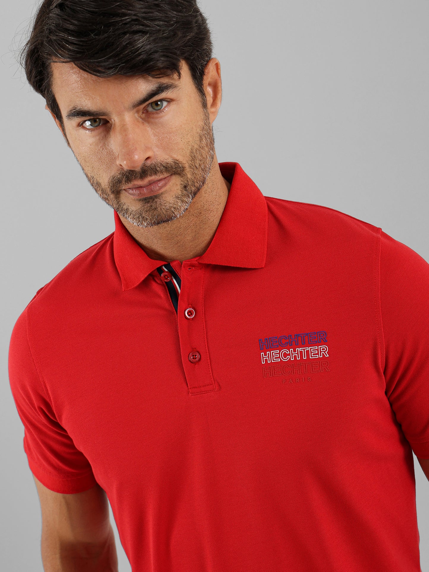 Button Placket Polo Shirt