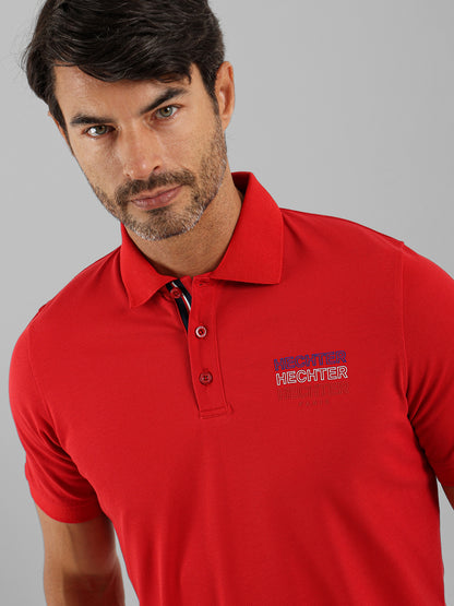 Button Placket Polo Shirt