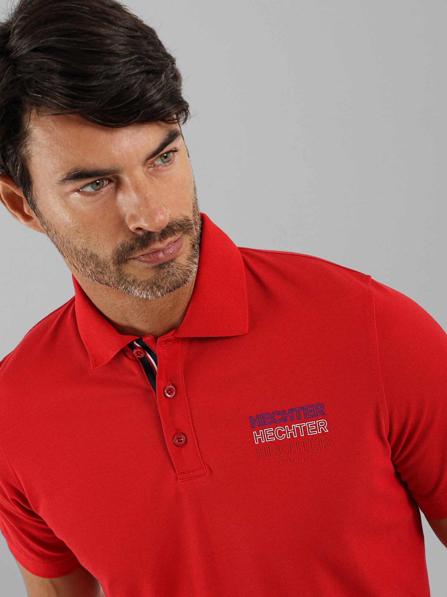 Button Placket Polo Shirt