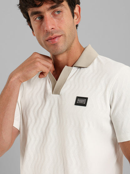 Herringbone Polo Shirt