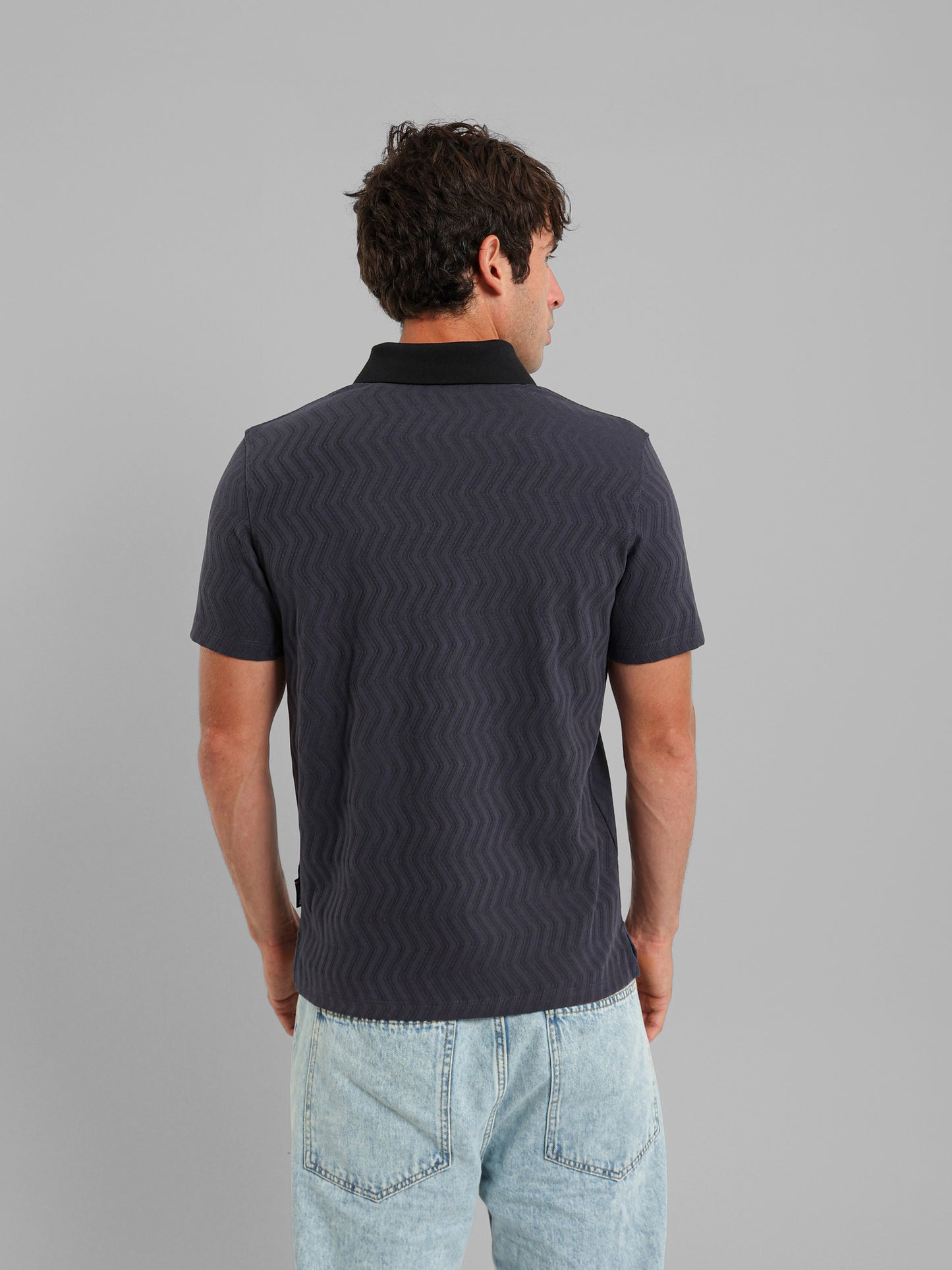 Herringbone Polo Shirt